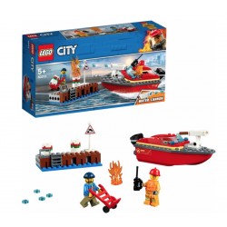 Конструктор Пожар на причале Lego City 60213